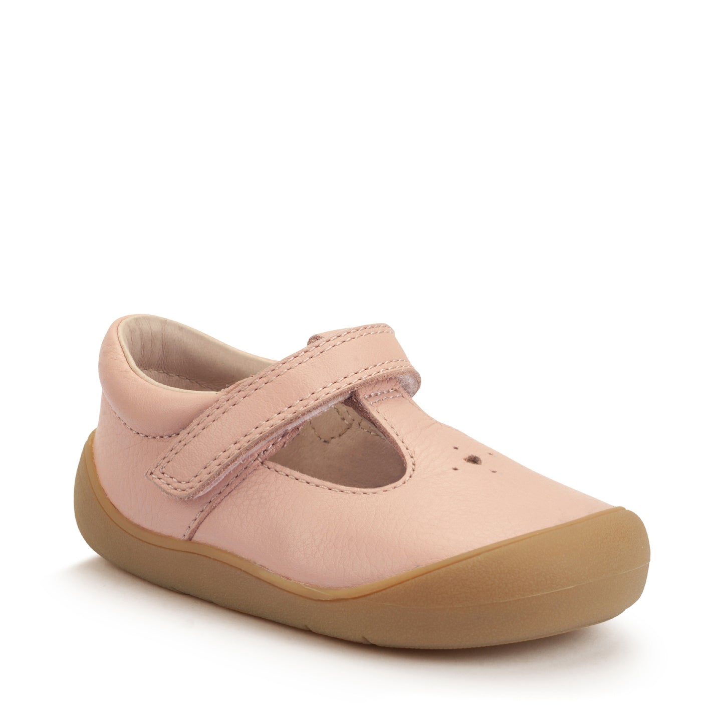 Start-rite Charms Girls Dusky Pink T-Bar Shoe