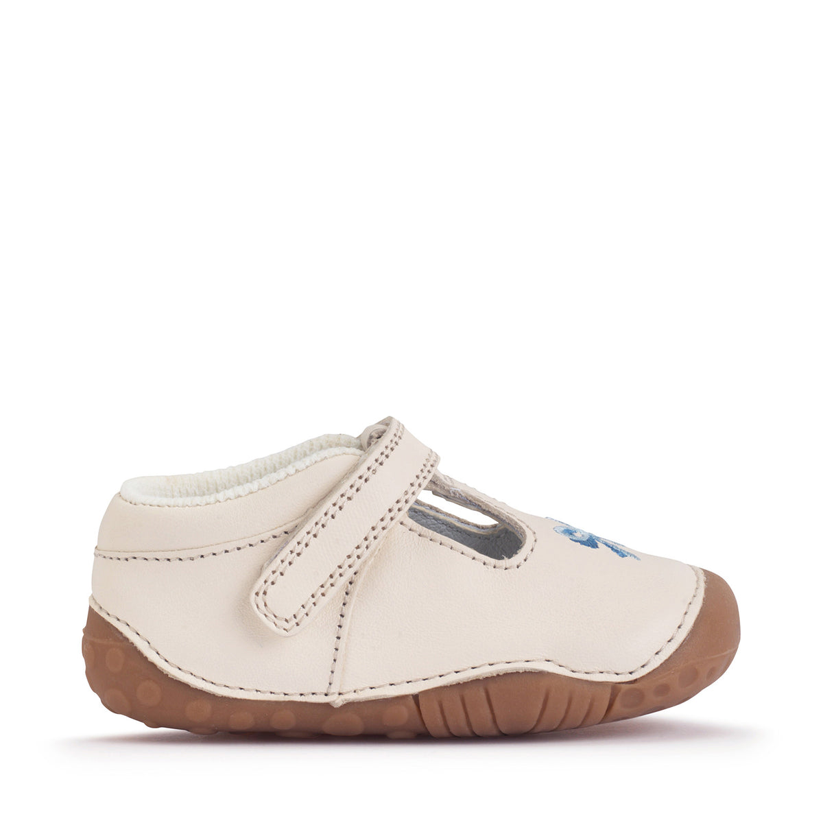 Start-rite Squish Girls Cream Bow Shoe