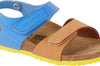 Birkenstock Palu Kids Boys Caramel Blue Sandal