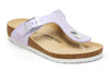 Birkenstock Gizeh Kids Girls Purple Lizard Sandal