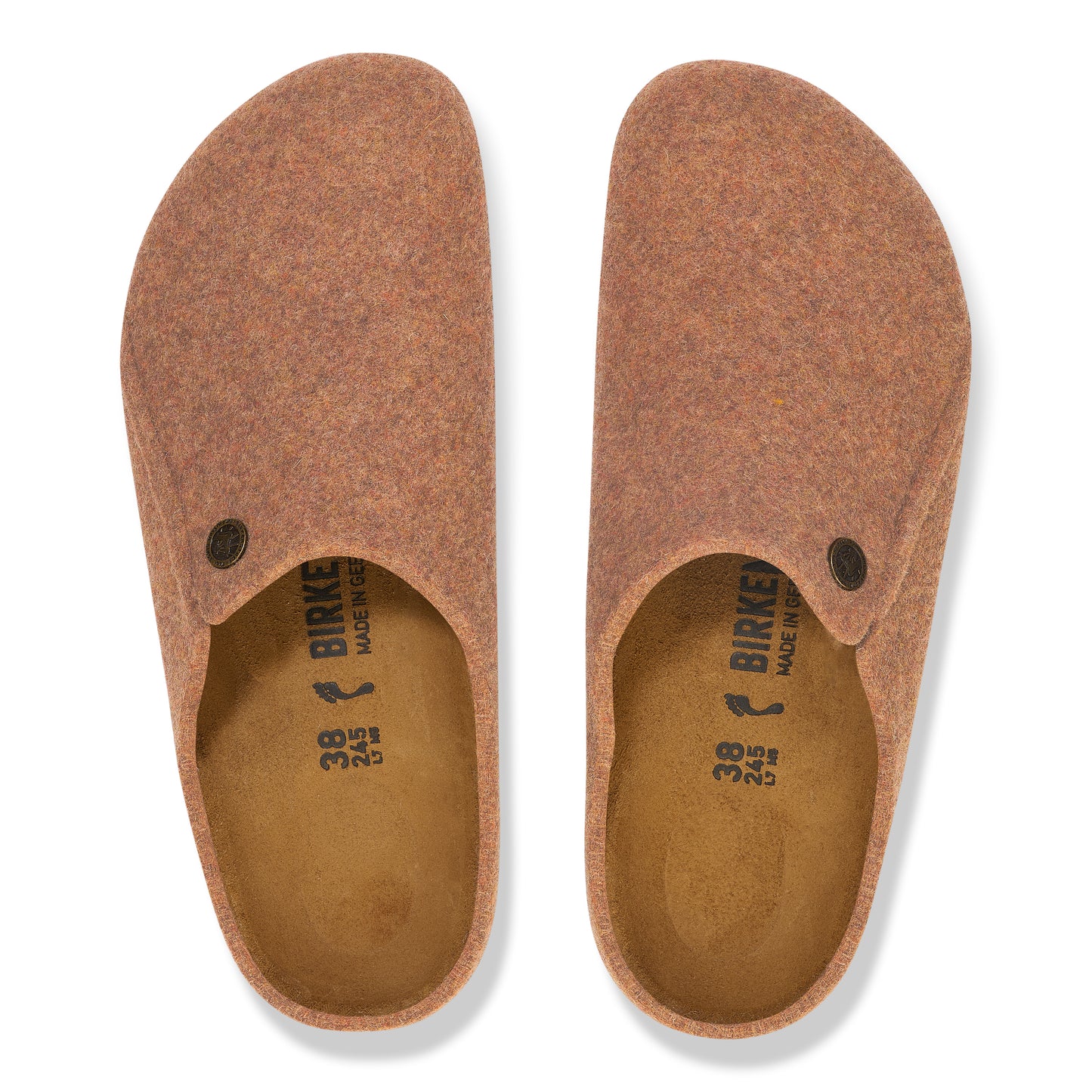 supportive footbed slipper wool felt
