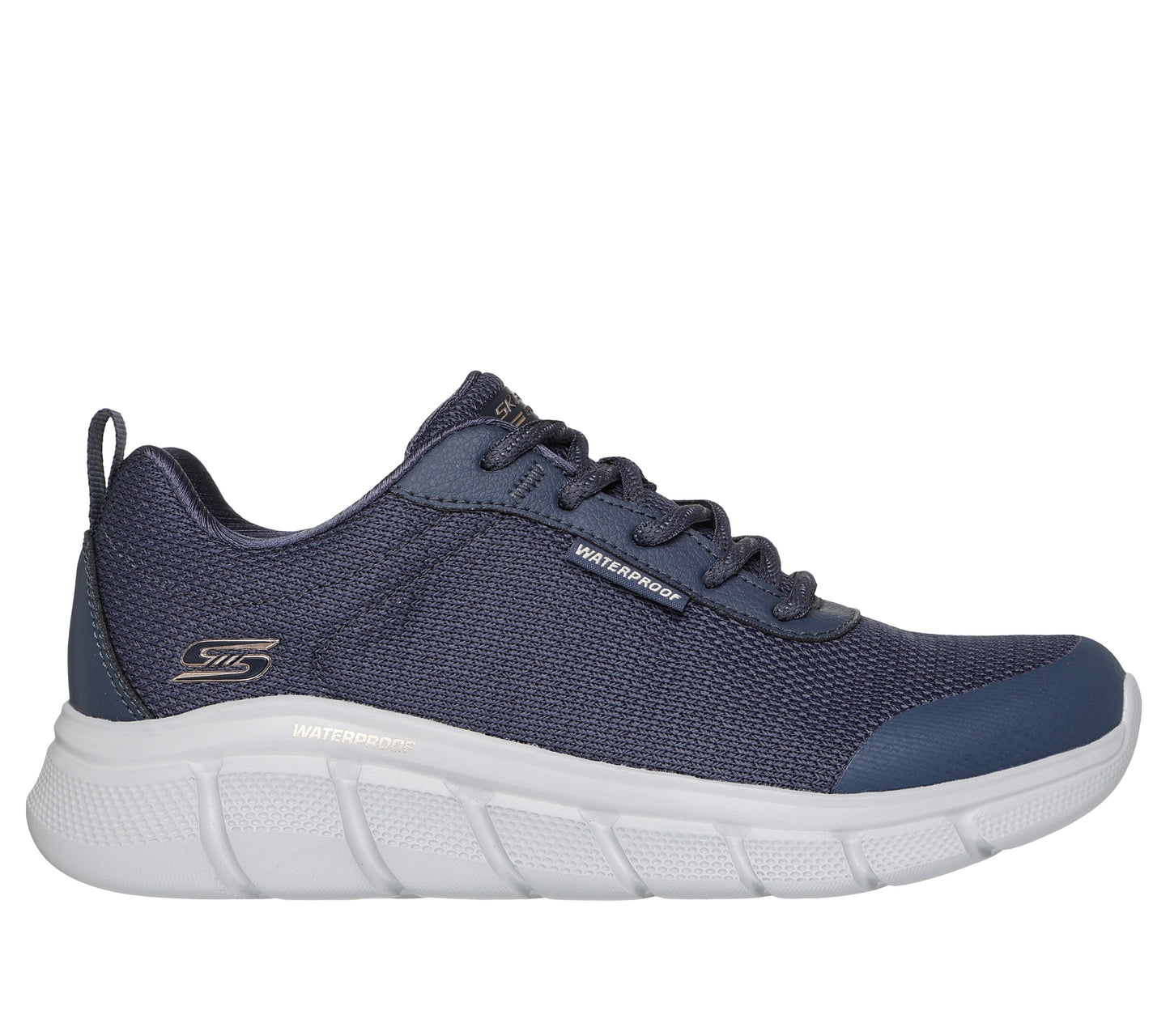 Skechers Bobs B Flex Flex Proof Womens Waterproof Navy Trainer