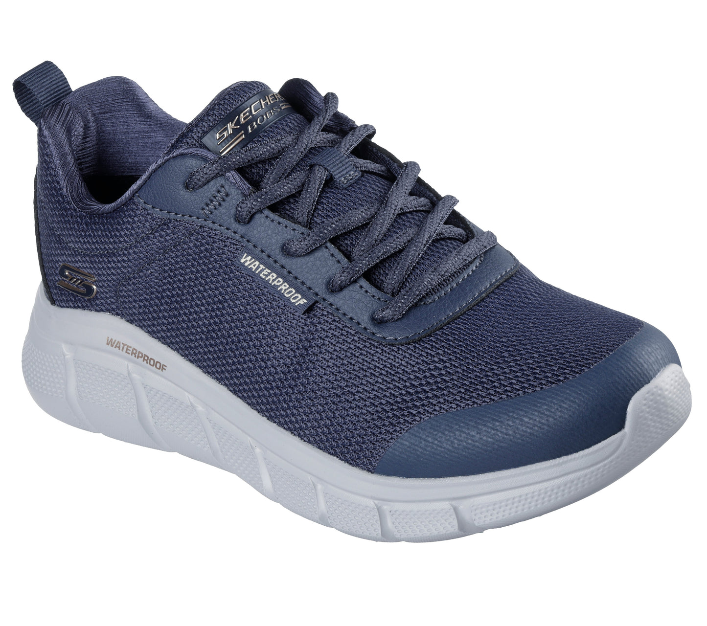 Skechers Bobs B Flex Flex Proof Womens Waterproof Navy Trainer