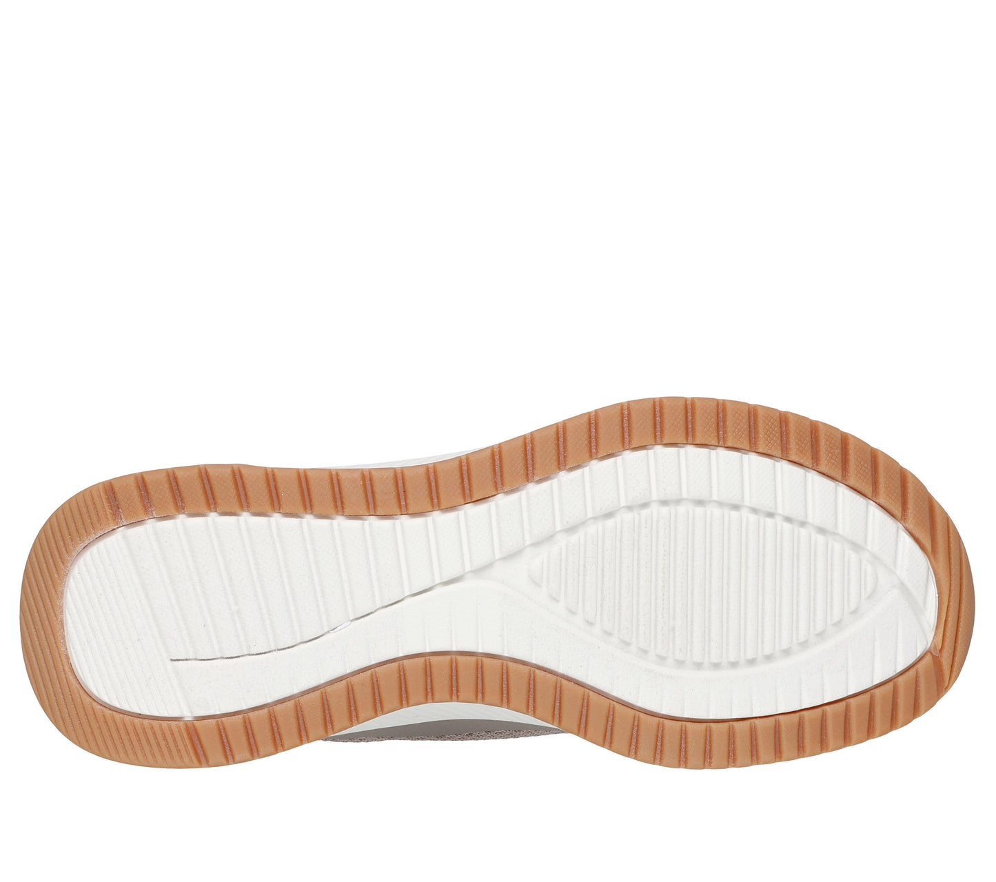 Skechers Bobs Squad Staple Look Womens Taupe Trainer