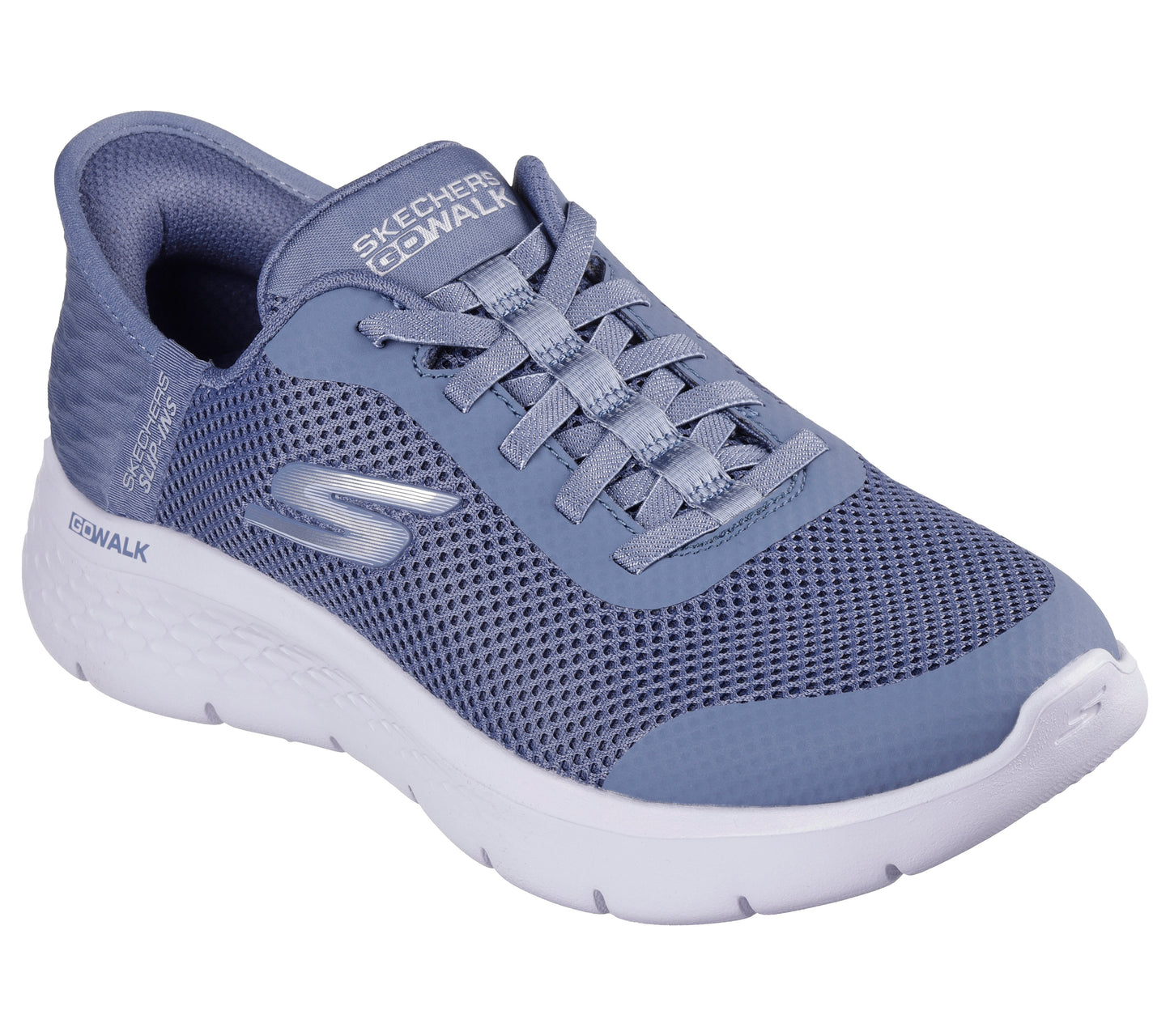 Skechers Go Walk Flex Grand Entry Womens Blue Trainer