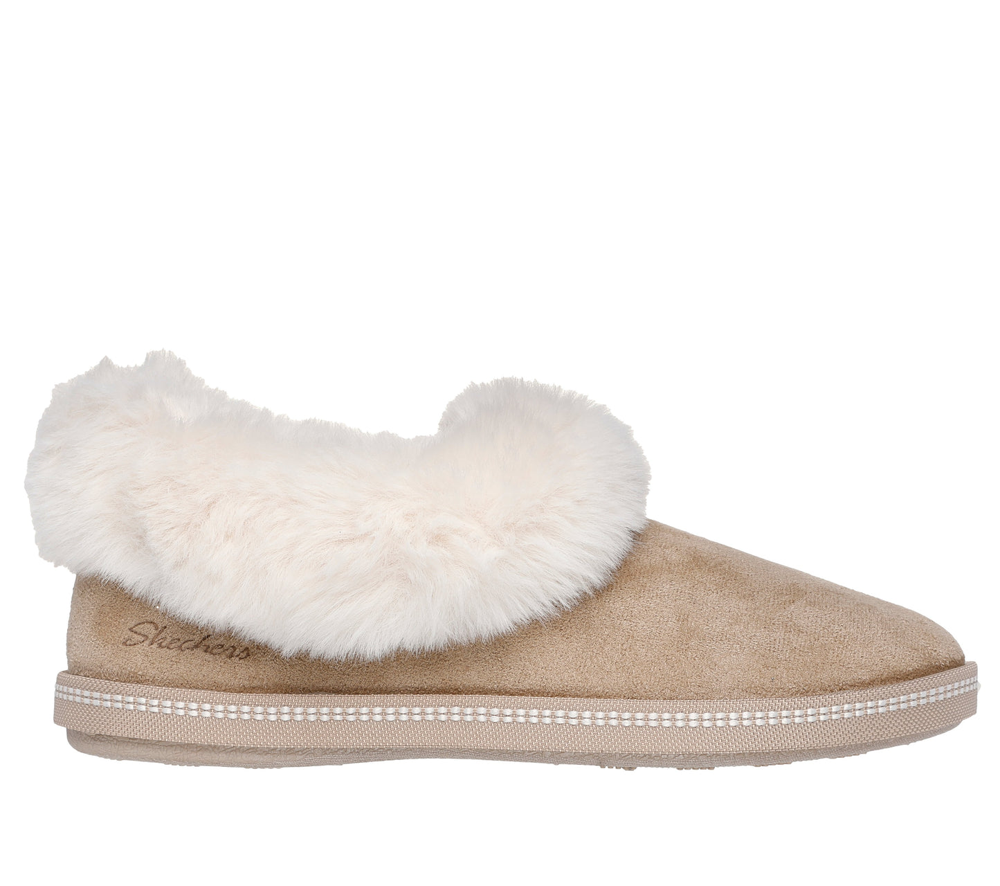 Skechers Cozy Campfire Winter Nights Womens Beige Slipper