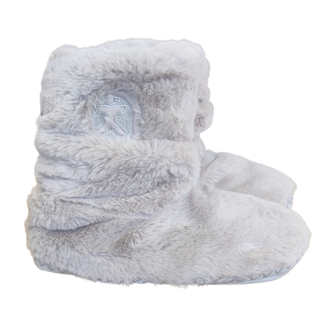 Bedroom Athletics Gisele Womens Trace Grey Boot Slipper