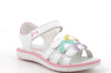 Primigi Alanis Girls White Pink Flower Sandal