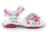 Primigi Tropical Floral Girls White Pink Sandal