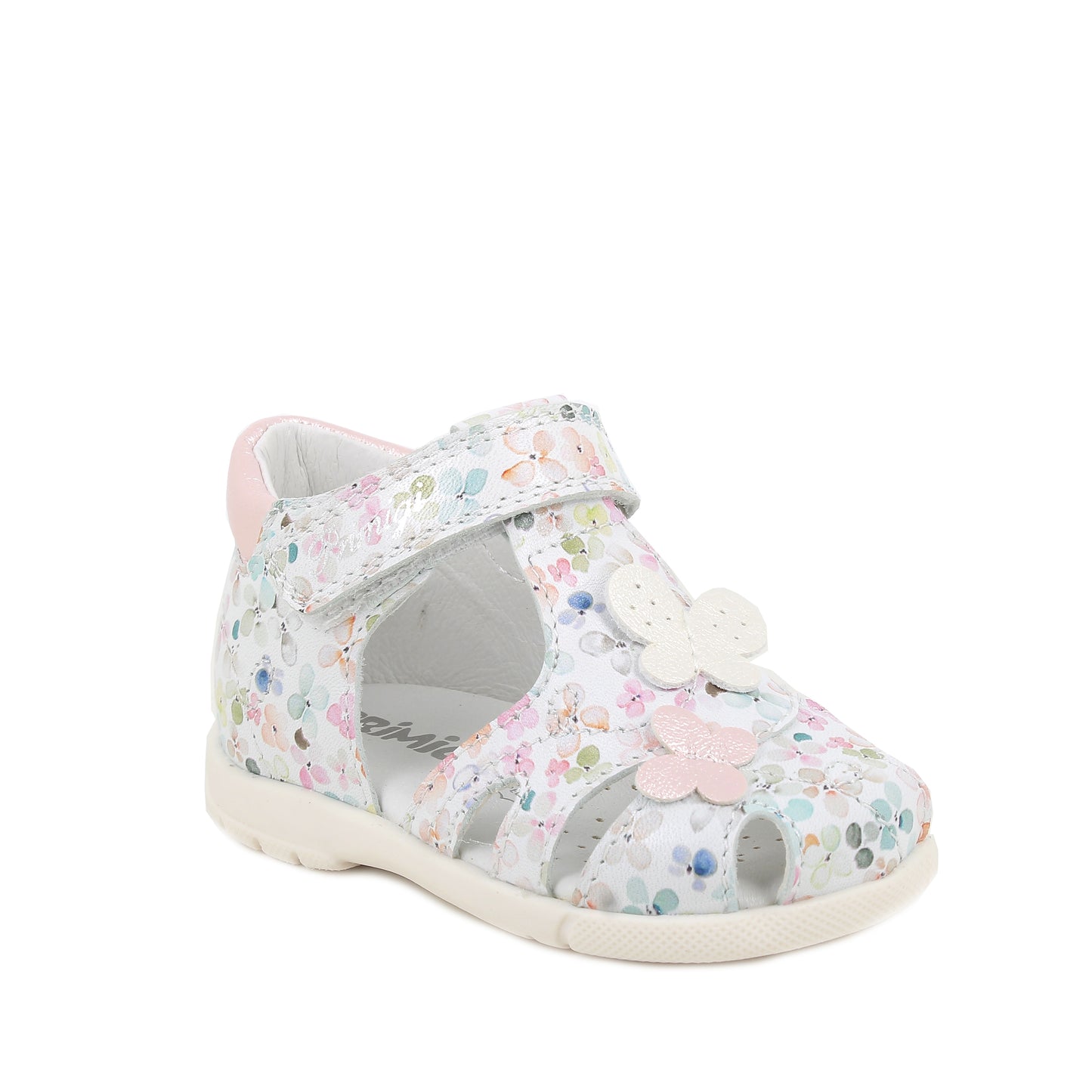 Primigi Multi Flower Girls White Closed Toe Sandal