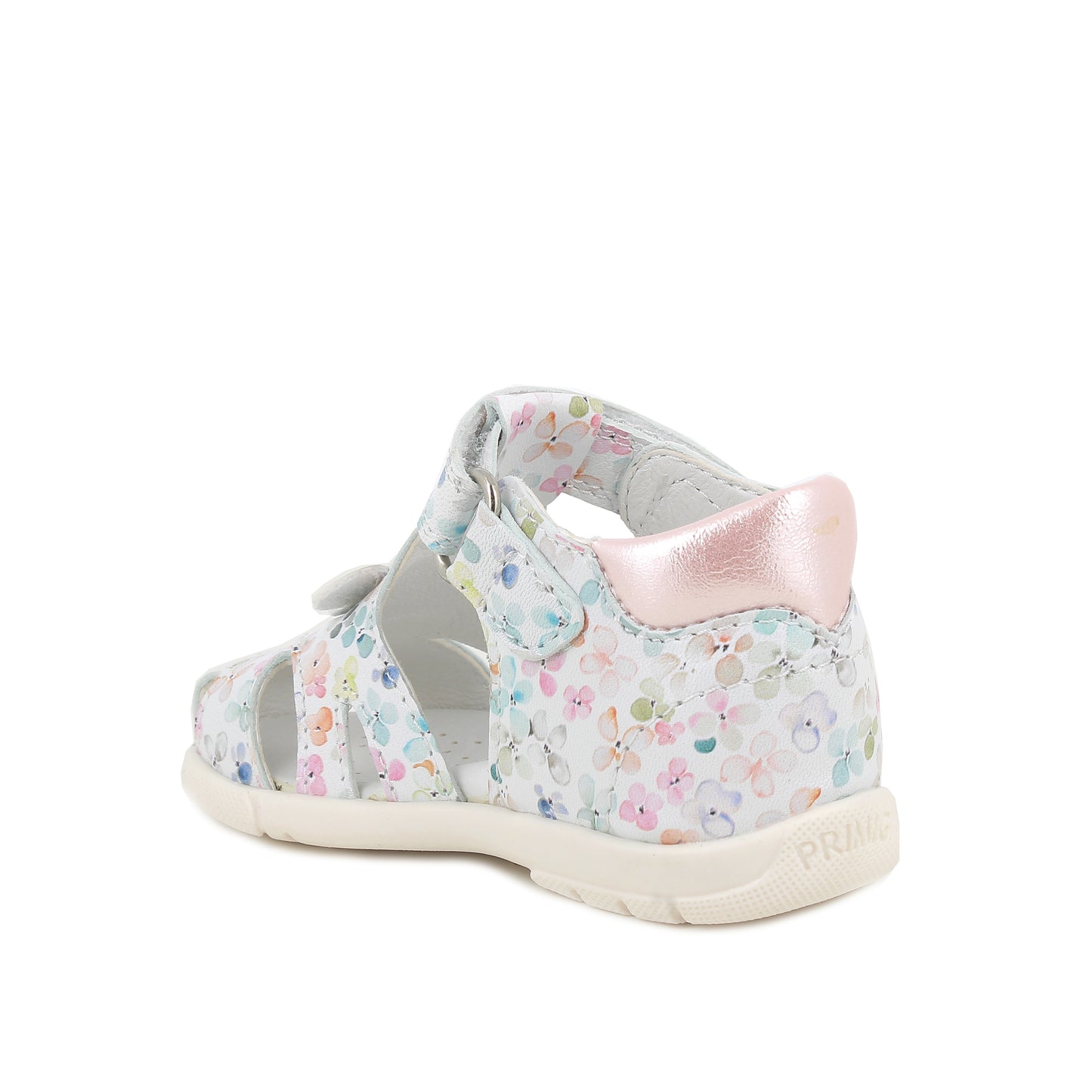Primigi Multi Flower Girls White Closed Toe Sandal