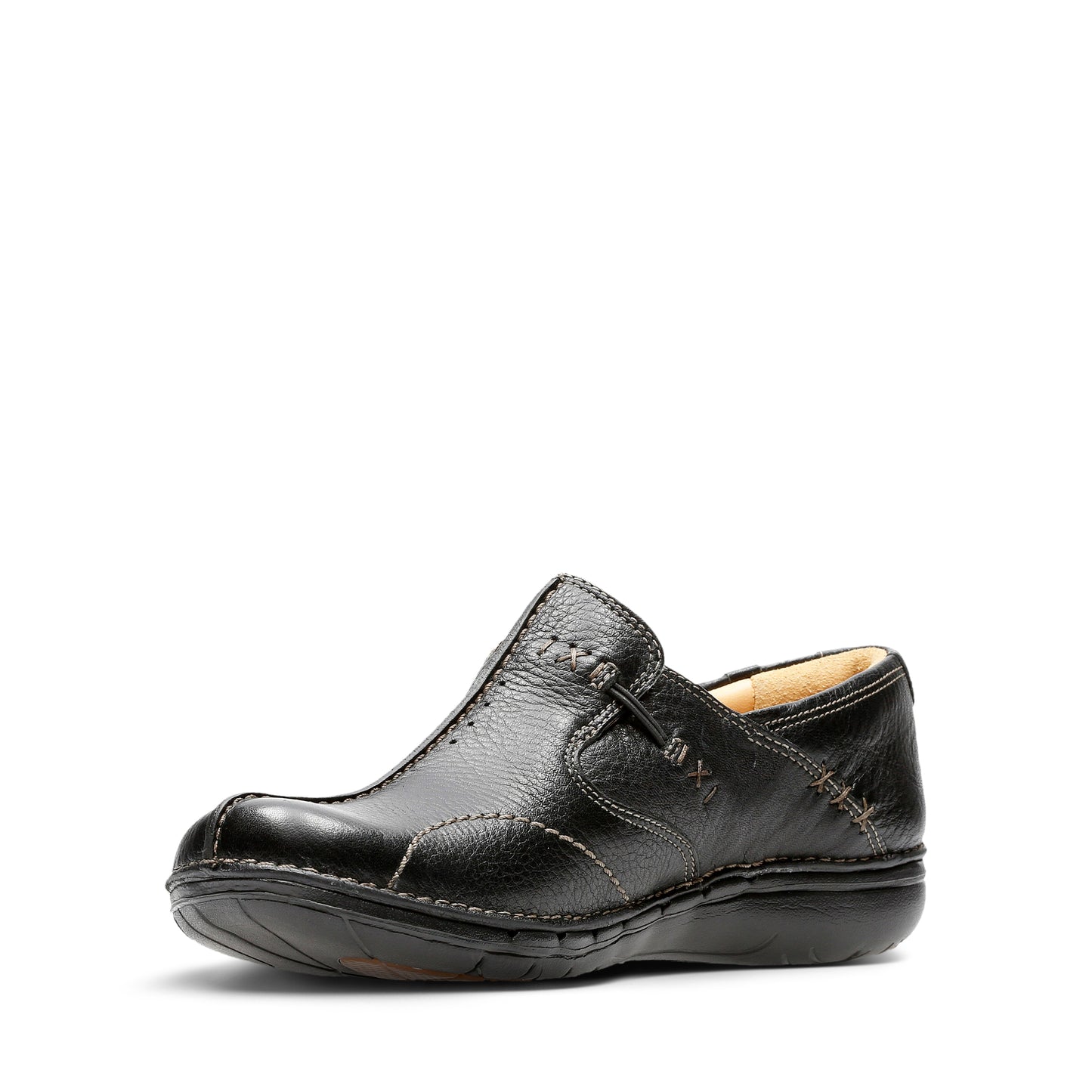Clarks Un Loop Womens Black Shoe