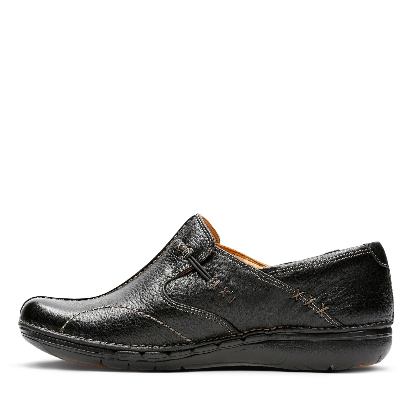 Clarks Un Loop Womens Black Shoe