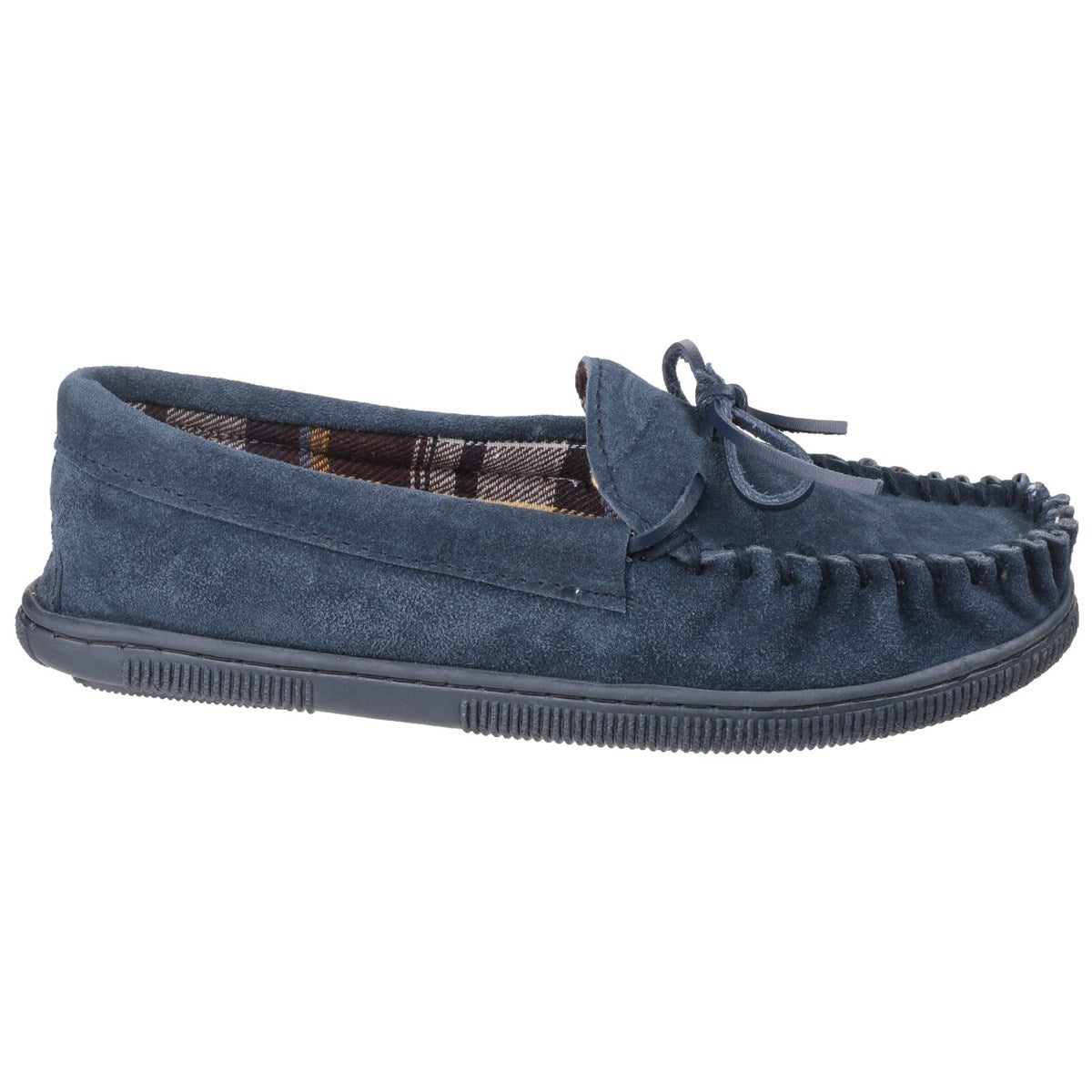 Cotswold Alberta Moccasin Mens Navy Slipper