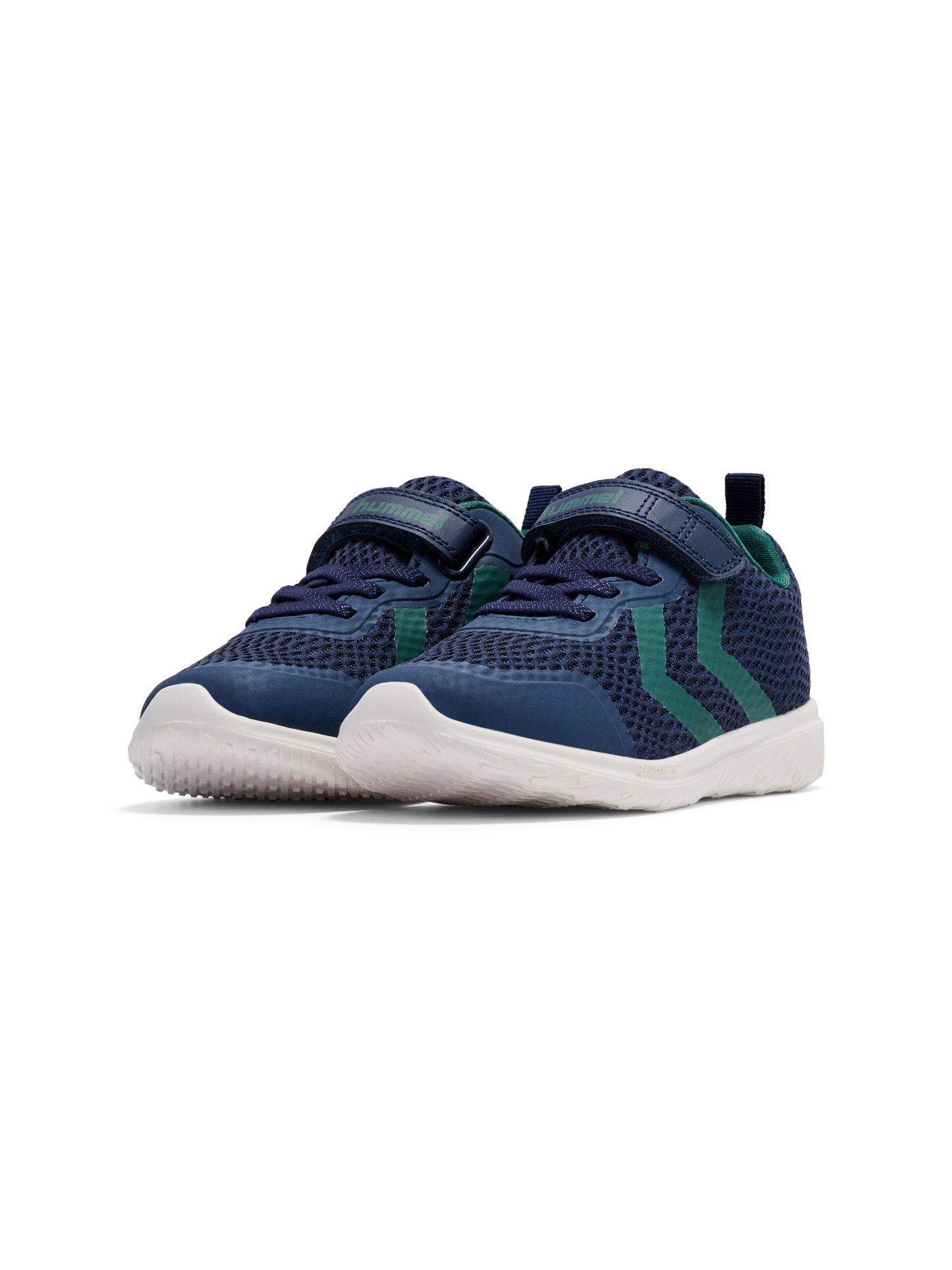 Hummel Actus Recycled Junior Boys Navy Trainer