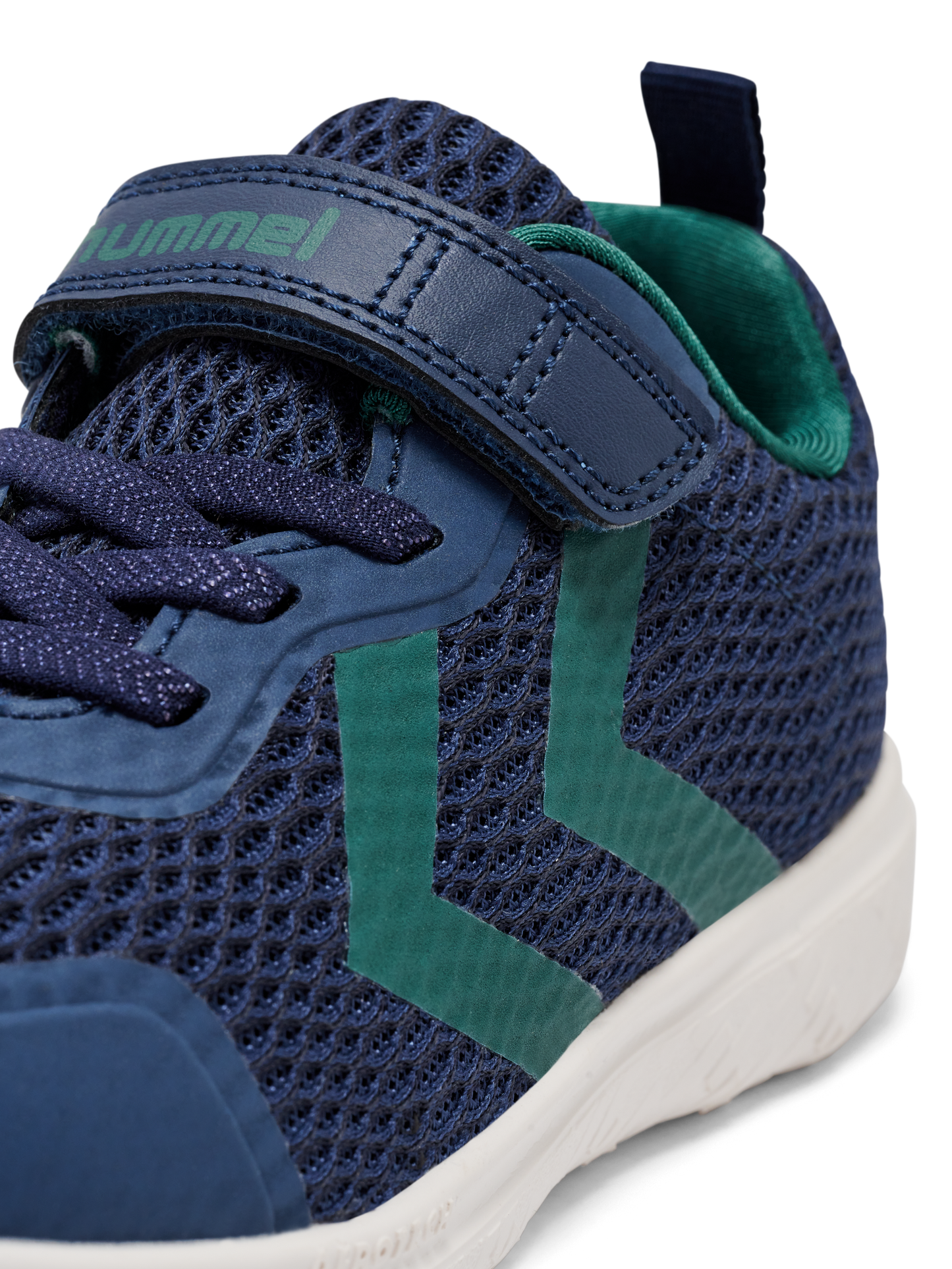 Hummel Actus Recycled Junior Boys Navy Trainer
