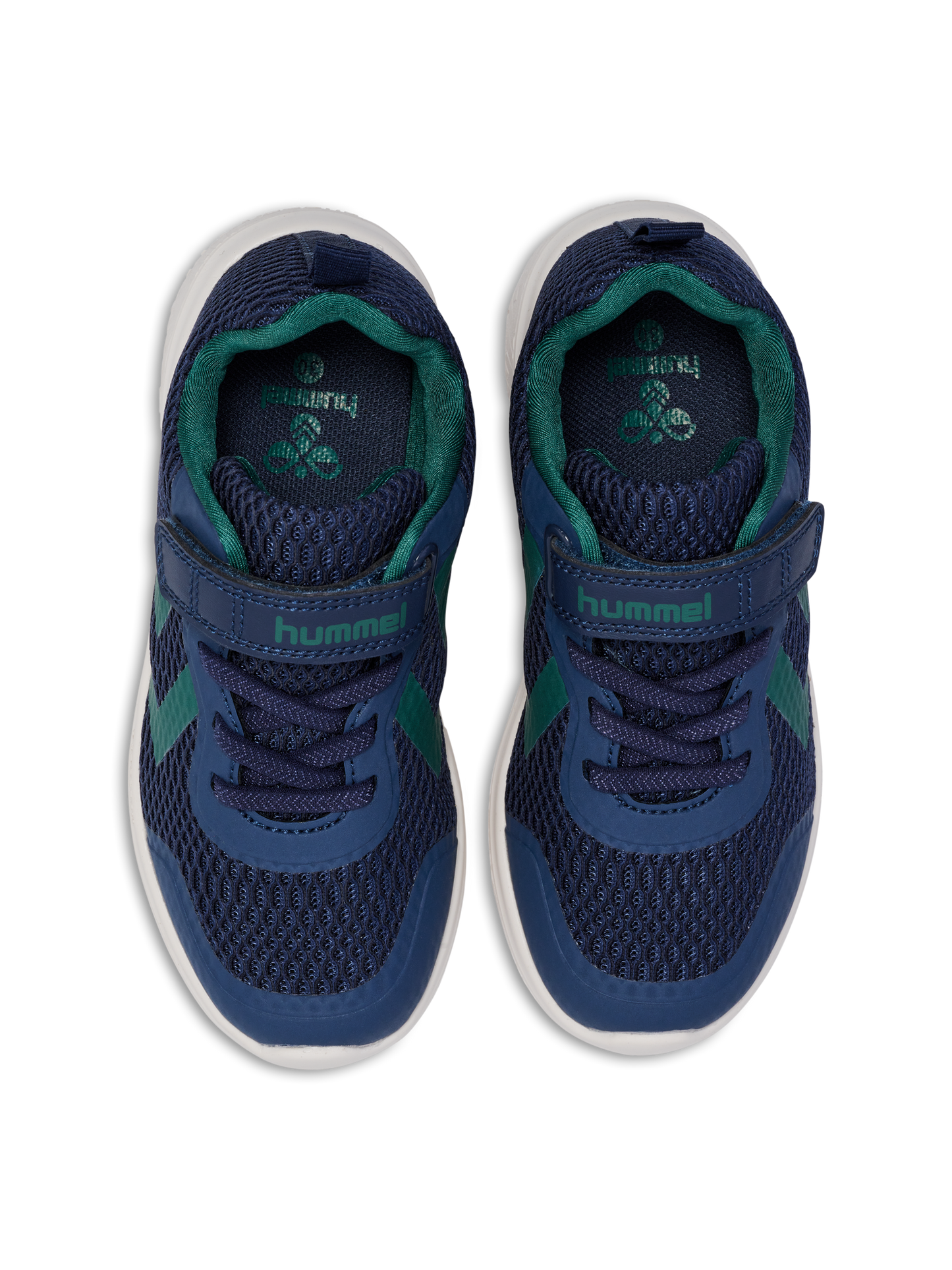 Hummel Actus Recycled Junior Boys Navy Trainer