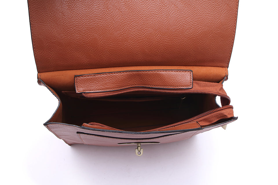 Long & Son Clasp Crossbody Bag