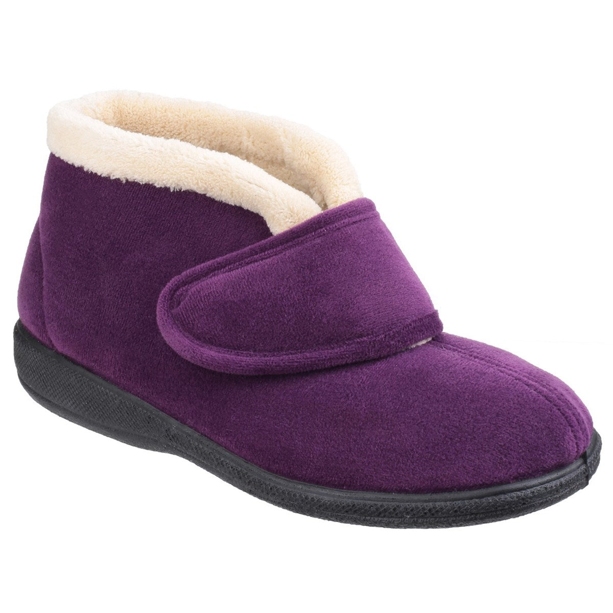 Fleet & Foster Levitt Womens Plum Boot Slipper