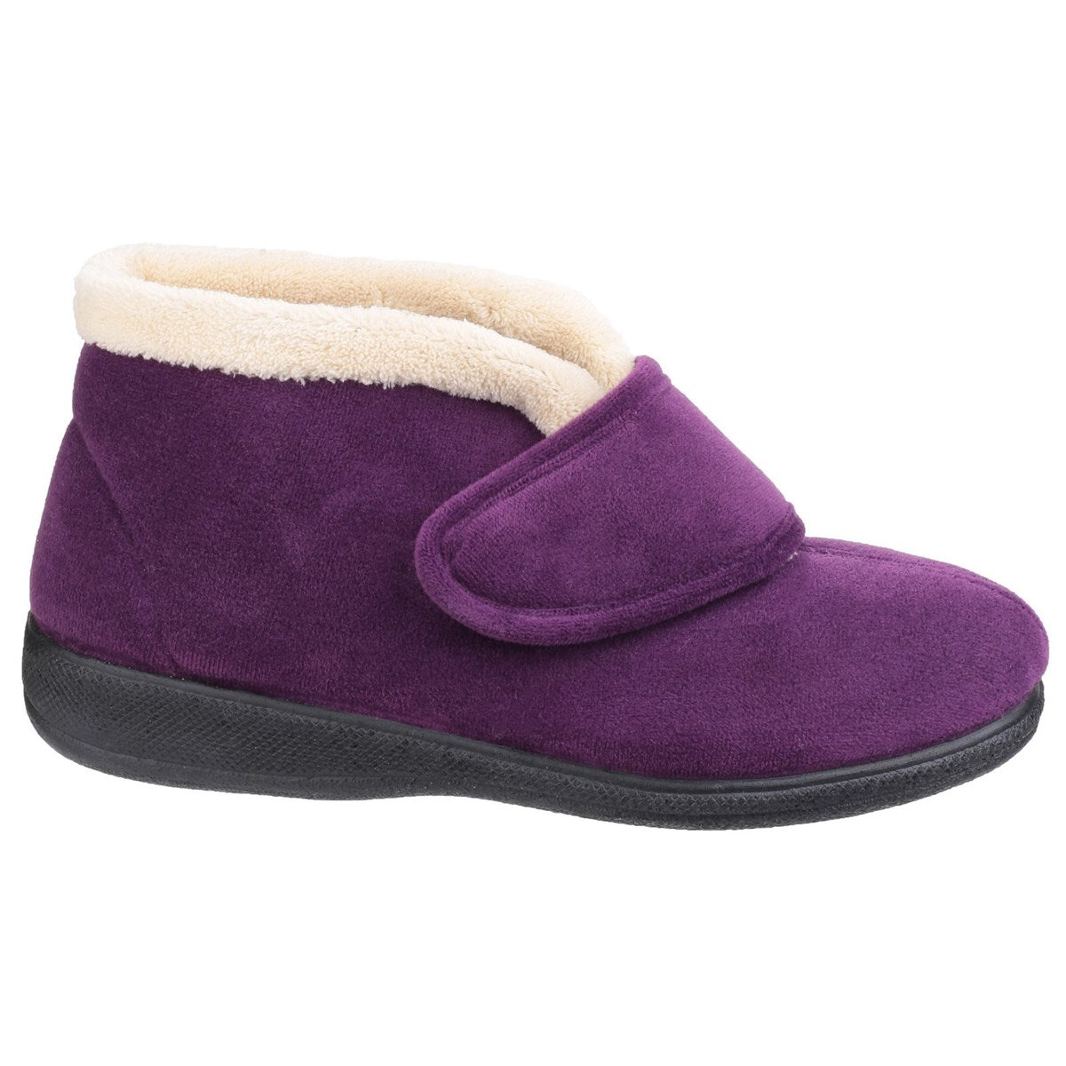 Fleet & Foster Levitt Womens Plum Boot Slipper