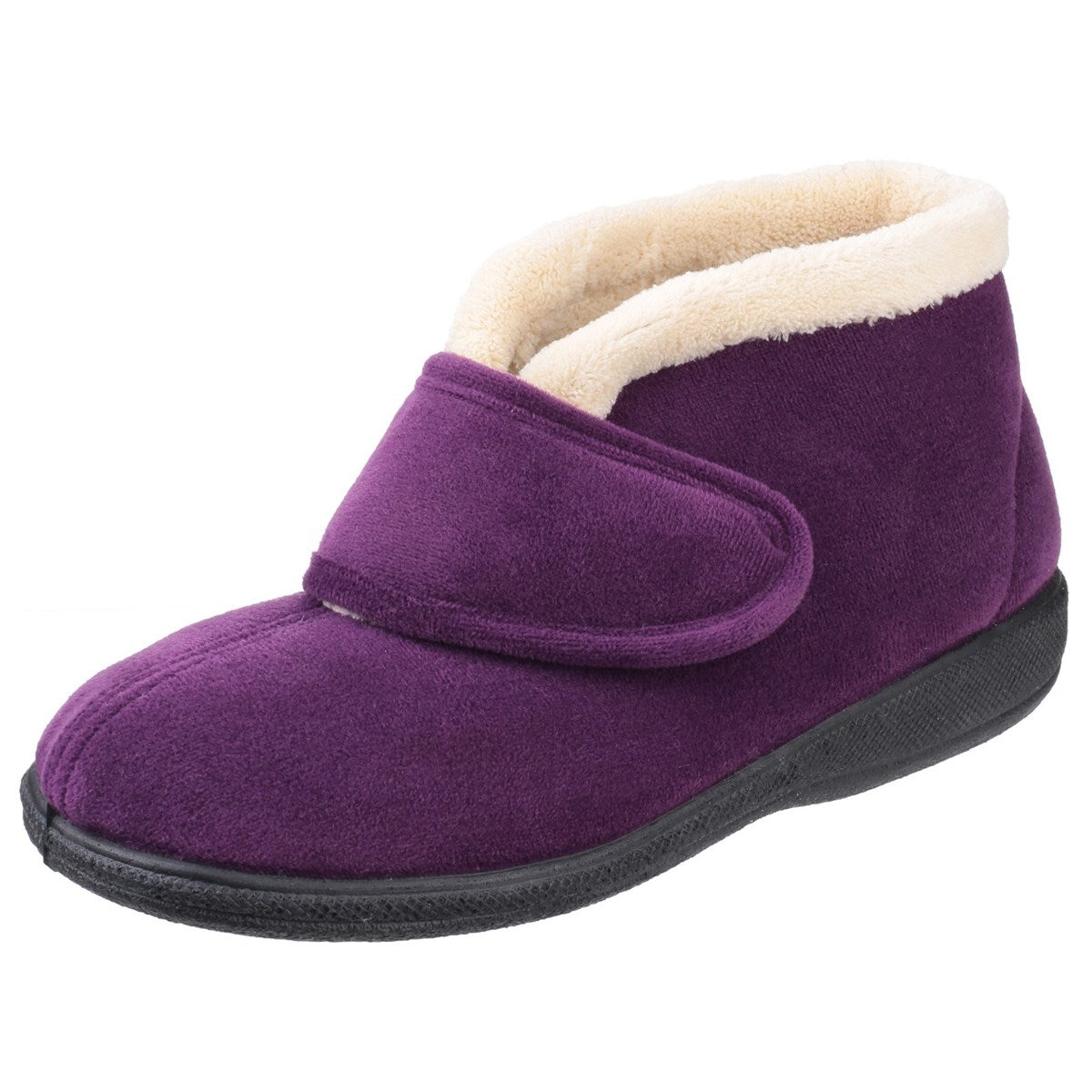 Fleet & Foster Levitt Womens Plum Boot Slipper