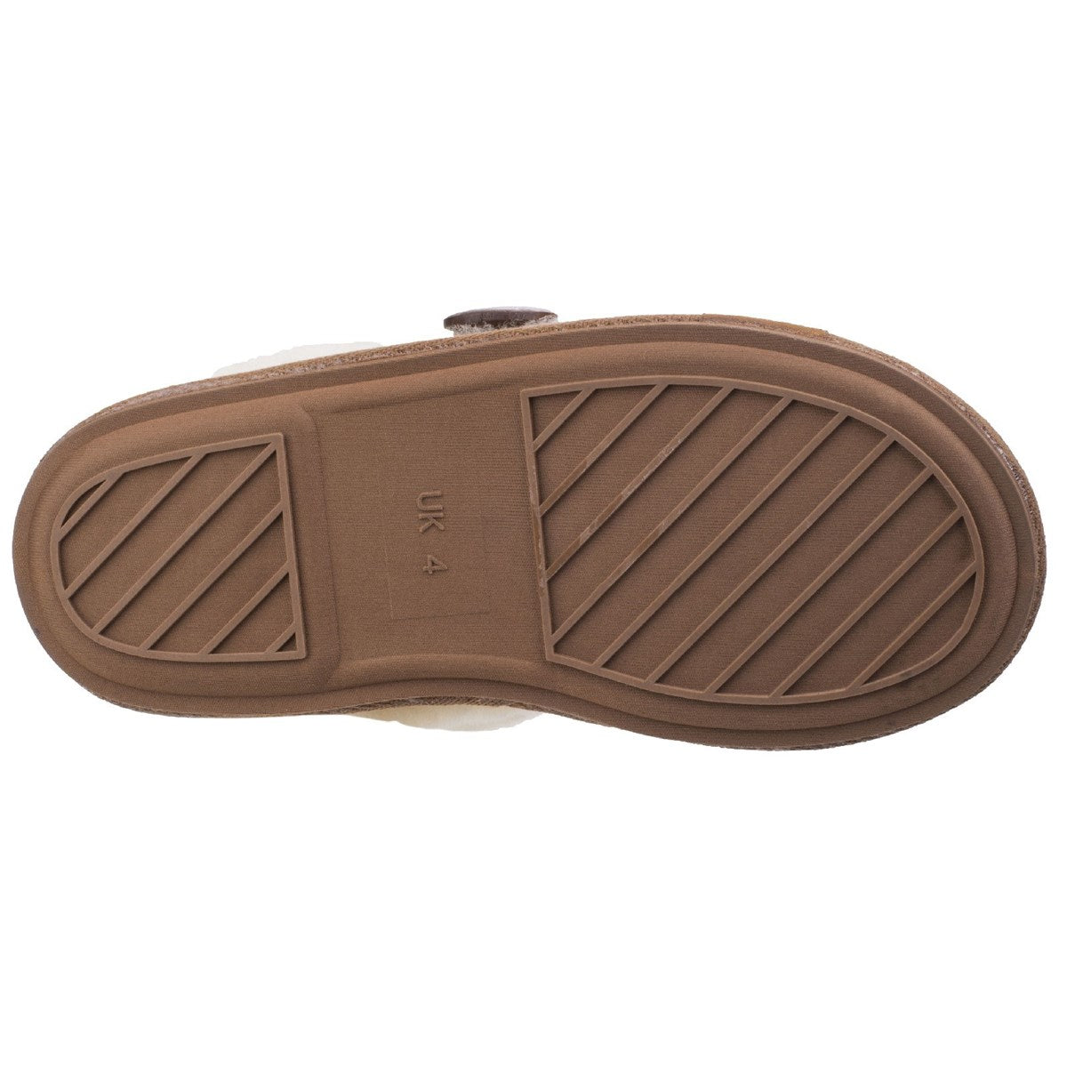 Cotswold Wotton Sheepskin Womens Tan Brown Boot Slipper