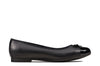 Clarks Scala Bloom Girls Black School Shoe