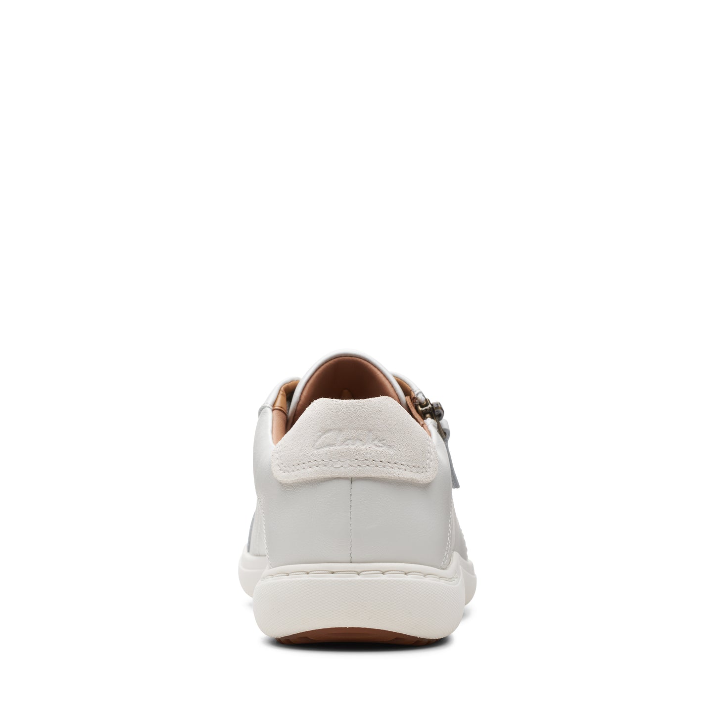 Clarks Nalle Lace Womens White Trainer