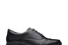 Clarks Aubrie Tap Girls Black Brogue School Shoe