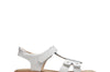 Clarks Crown Beat K Girls White Patent Sandal