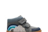 Clarks Flash Rise T Girls Denim Blue Rainbow Boot
