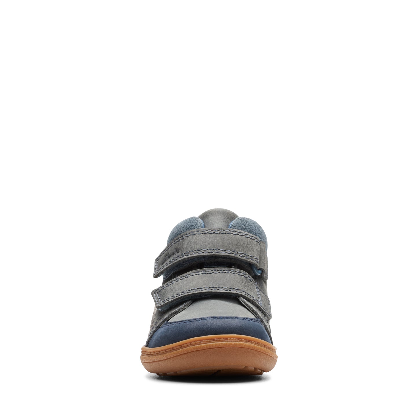 Clarks Flash Rise T Girls Denim Blue Rainbow Boot