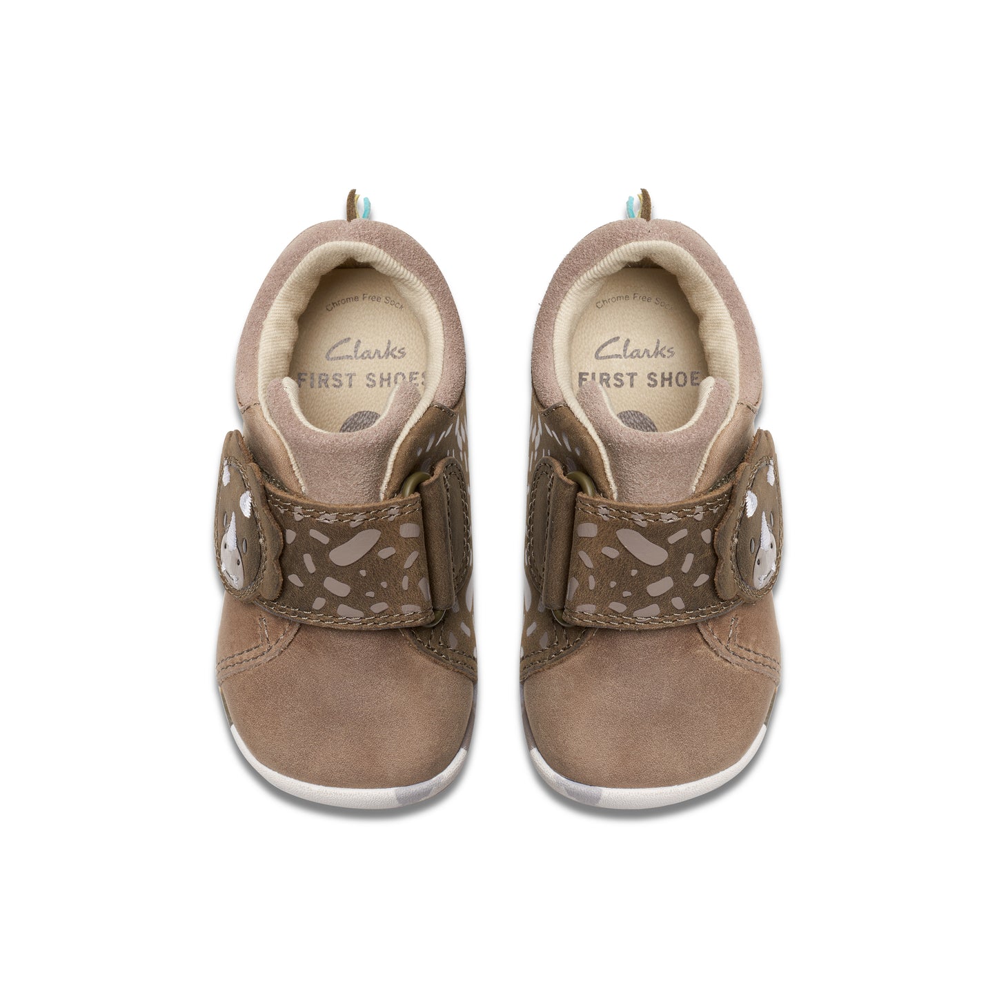 Clarks Roamer Tri T Boys Sage Green Pre-Walker Shoes