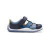 Clarks Noodle Sun T Boys Navy Multi Closed Toe Sandal