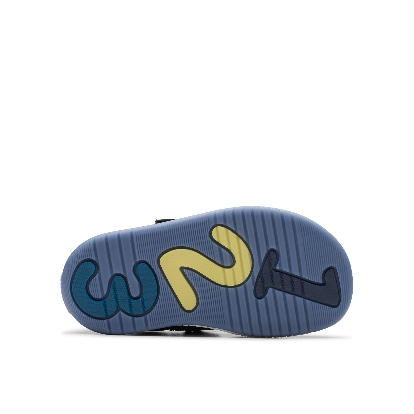 Clarks Noodle Sun T Boys Navy Multi Closed Toe Sandal