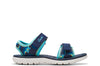 Clarks Surfing Tide K Boys Navy Dinosaur Water Friendly Sandal