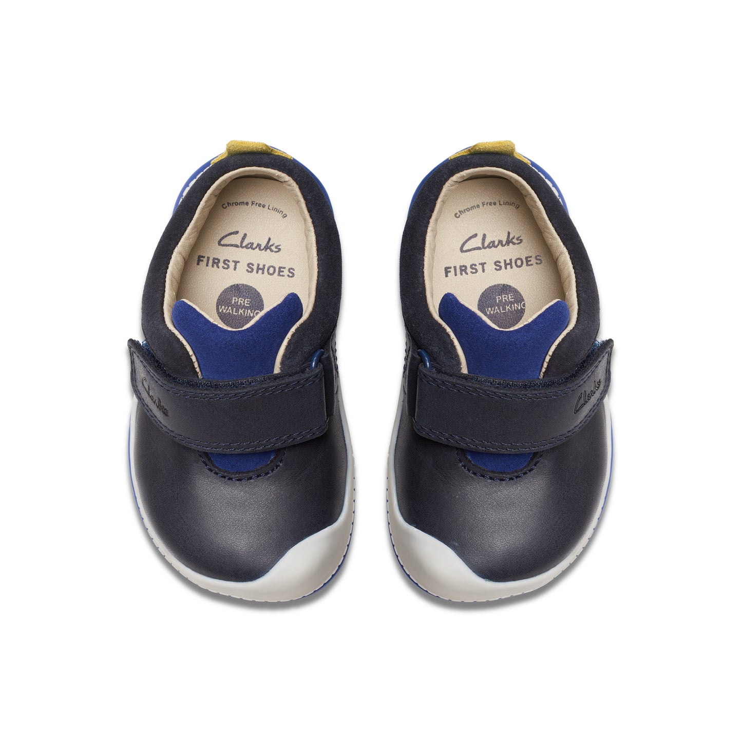 Clarks Roller Fun T Boys Navy First Shoes