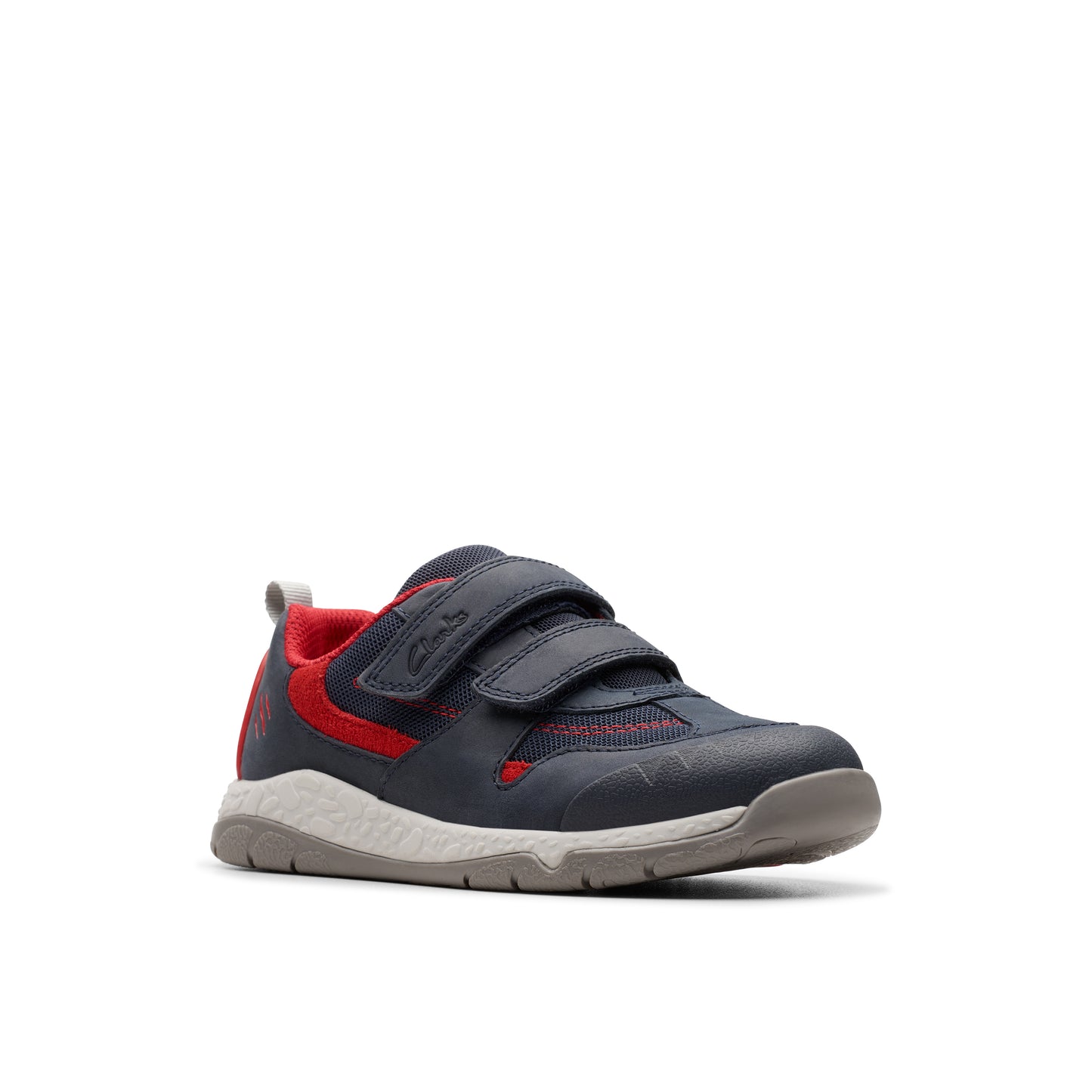 Clarks Steggy Tail K Boys Navy Trainers