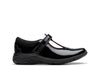 Clarks Relda Gem K Girls Black Patent T-Bar School Shoes