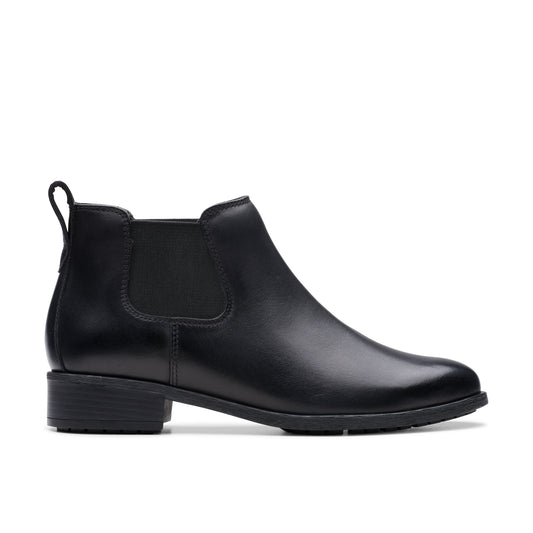Clarks Havisham Top Womens Black Smart Ankle Boot