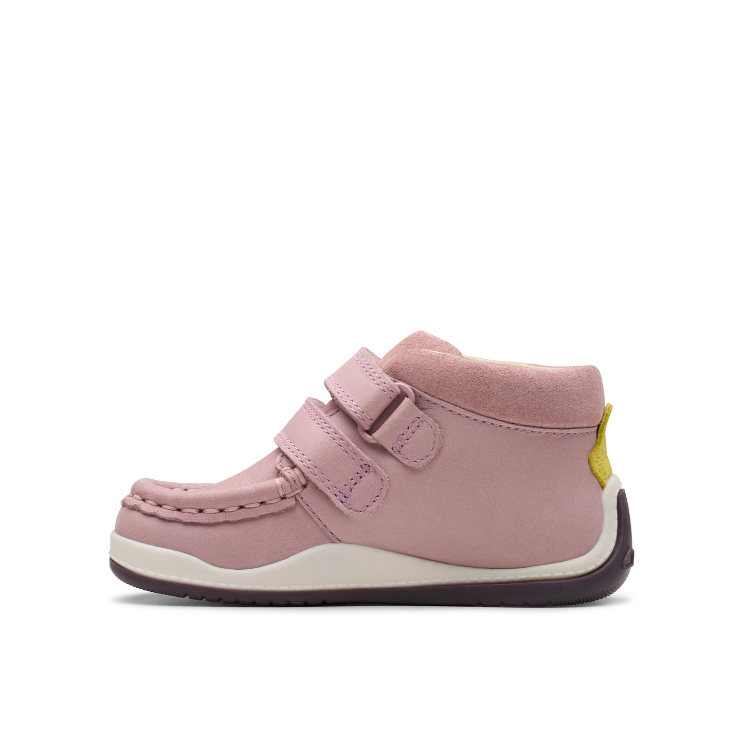 Clarks Noodle Play T Girls Dusty Pink Ankle Boot