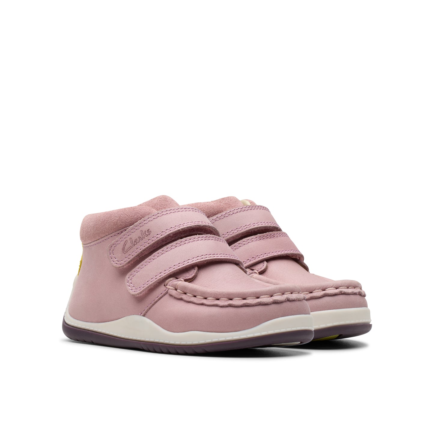 Clarks Noodle Play T Girls Dusty Pink Ankle Boot
