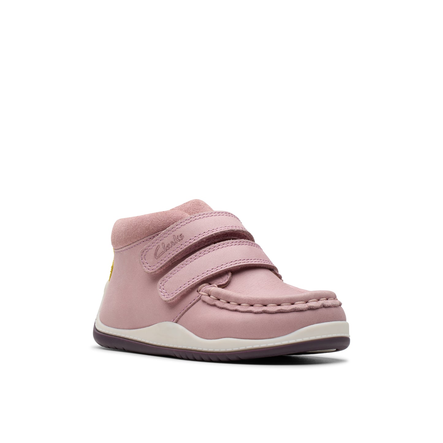 Clarks Noodle Play T Girls Dusty Pink Ankle Boot