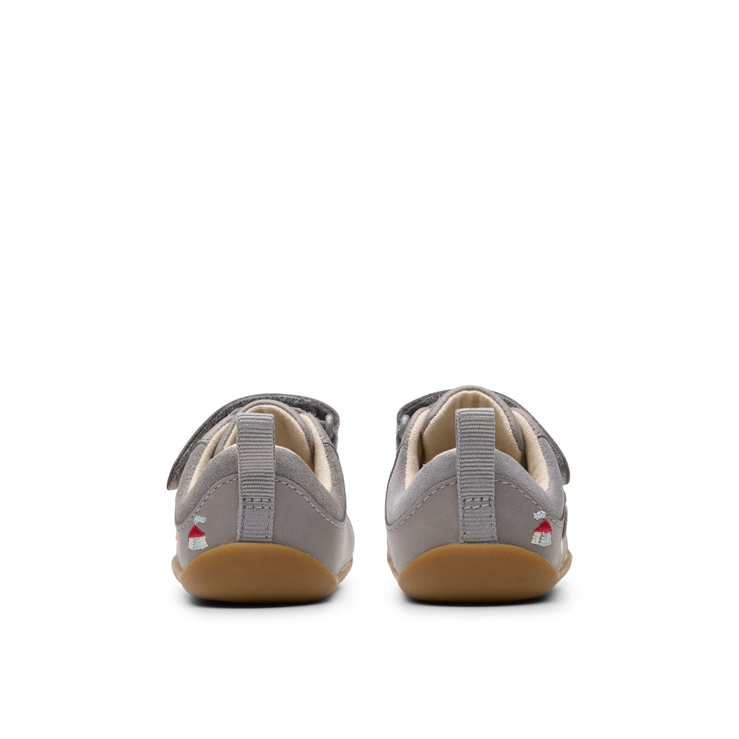 Clarks Roamer Mime T Grey Pre-Walker Shoes