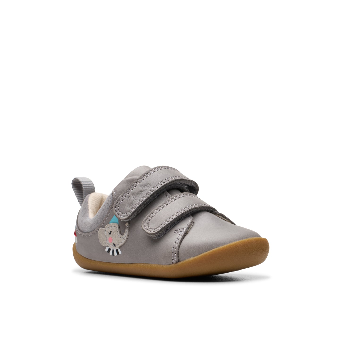 Clarks Roamer Mime T Grey Pre-Walker Shoes