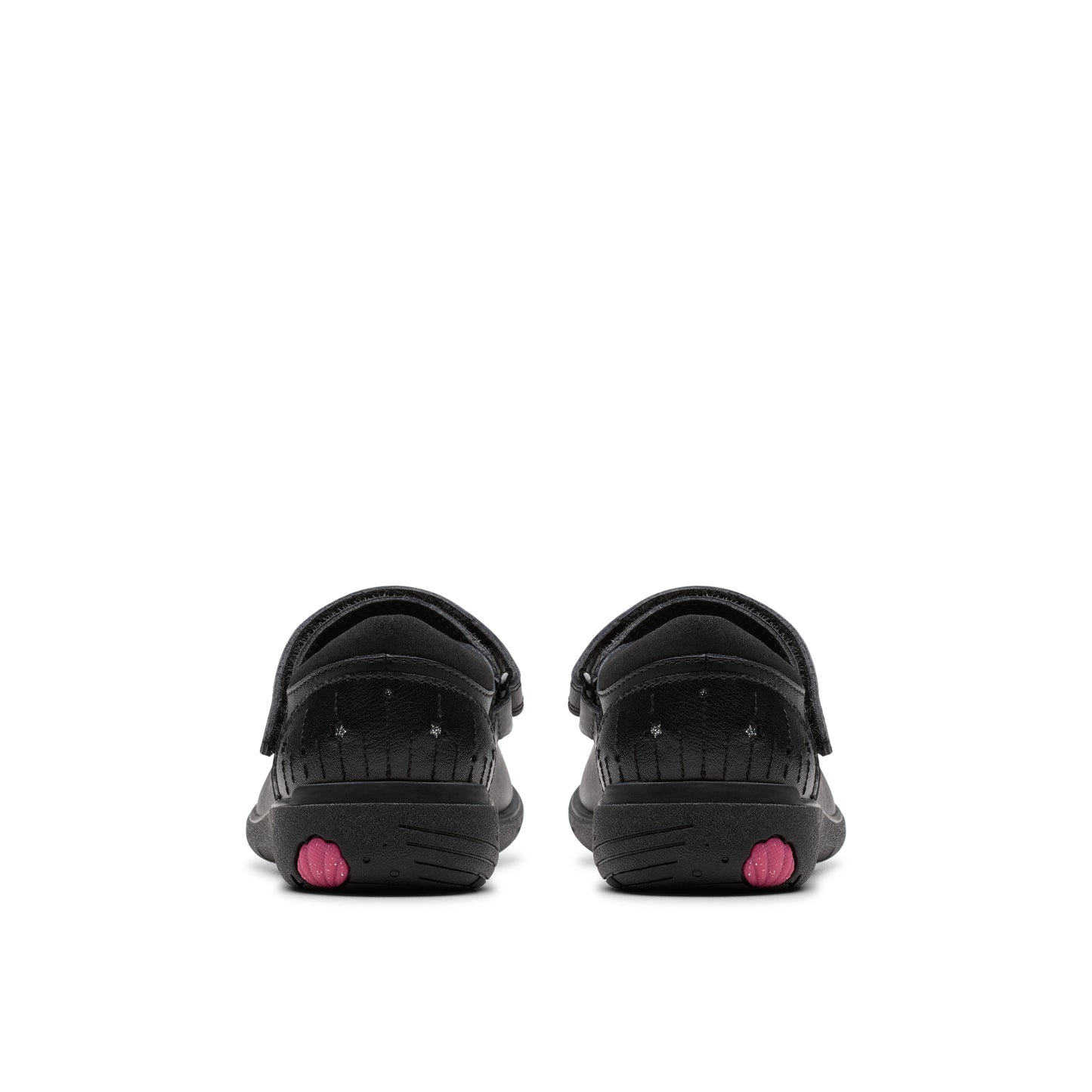 Clarks Relda Wish Girls Black School Shoe