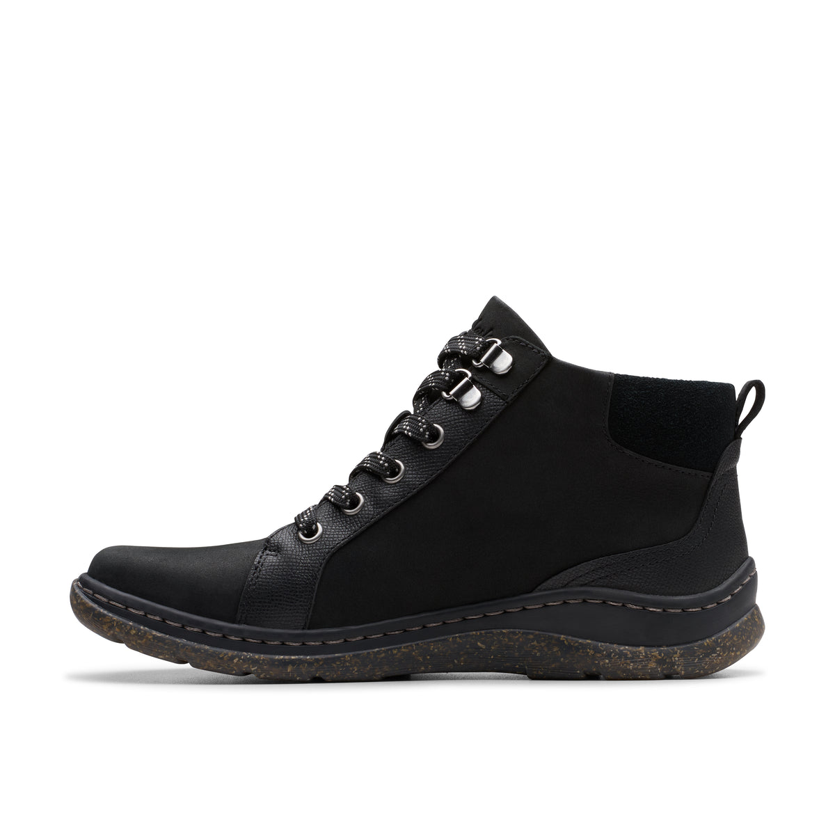 Clarks Orlene Top Womens Black Waterproof Lace Boot