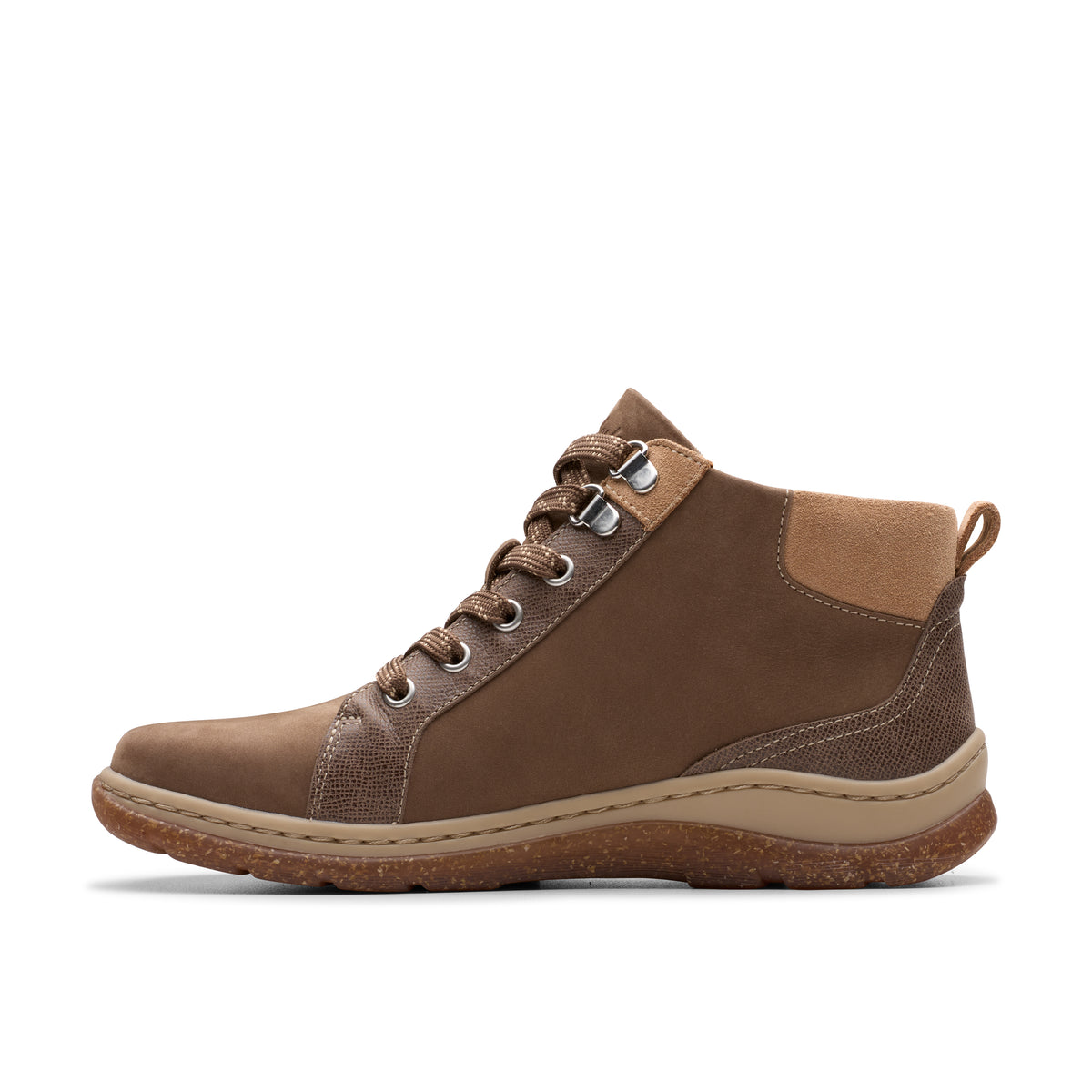 Clarks Orlene Top Womens Dark Sand Waterproof Lace Boot