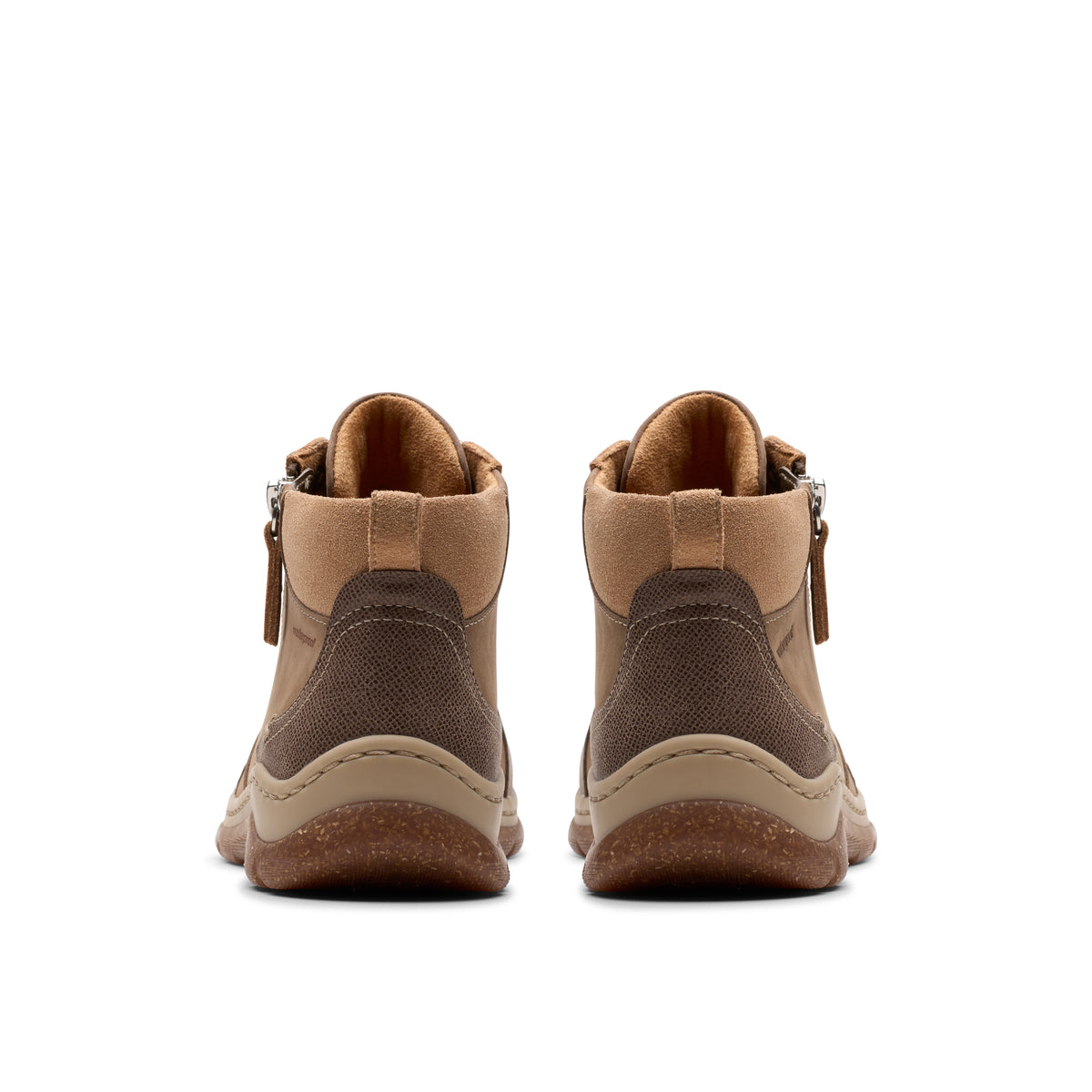 Clarks Orlene Top Womens Dark Sand Waterproof Lace Boot