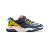 Clarks Feather Track K Boys Navy Trainers